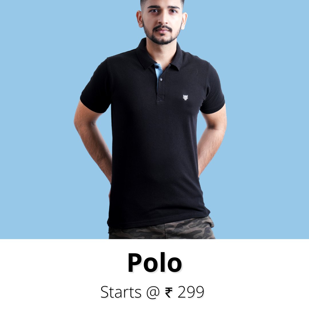 Shop Online | Men Polo Collection | Awarewolfstore.com